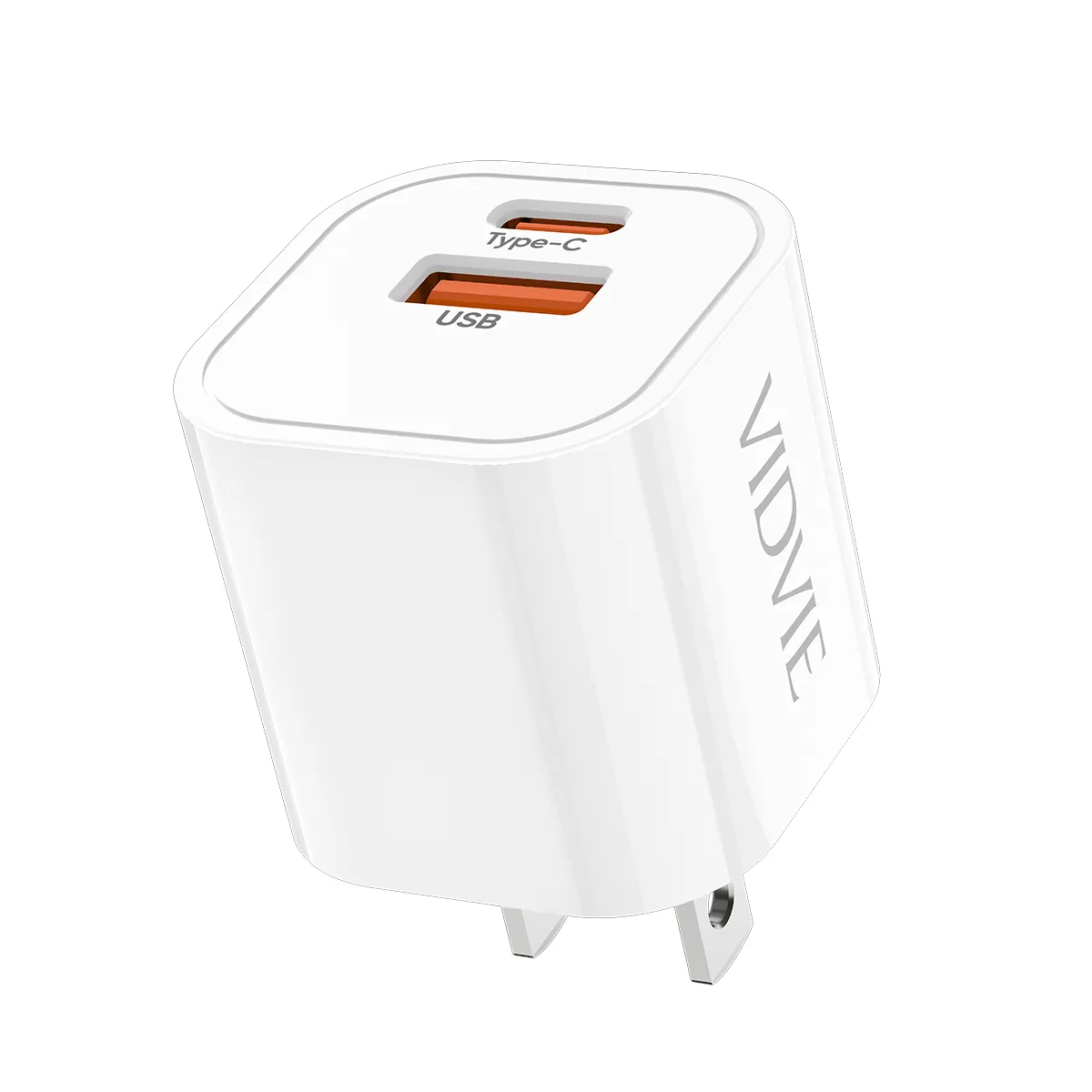 VIDVIE GaN Type-C & AI Chip 33W Fast Charger (Combo)