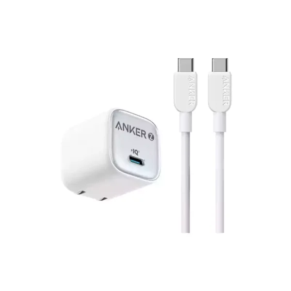 Anker Zolo 20W Charger with Type-C to Type-C Cable